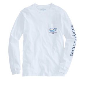 Vineyard Vines Long-Sleeve Chicago Flag Skyline Whale Fill T-Shirt